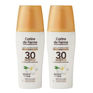 lait hydratant bronzant